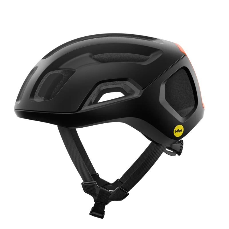 Casque Route POC VENTRAL AIR MIPS Noir/Orange Fluo Matt