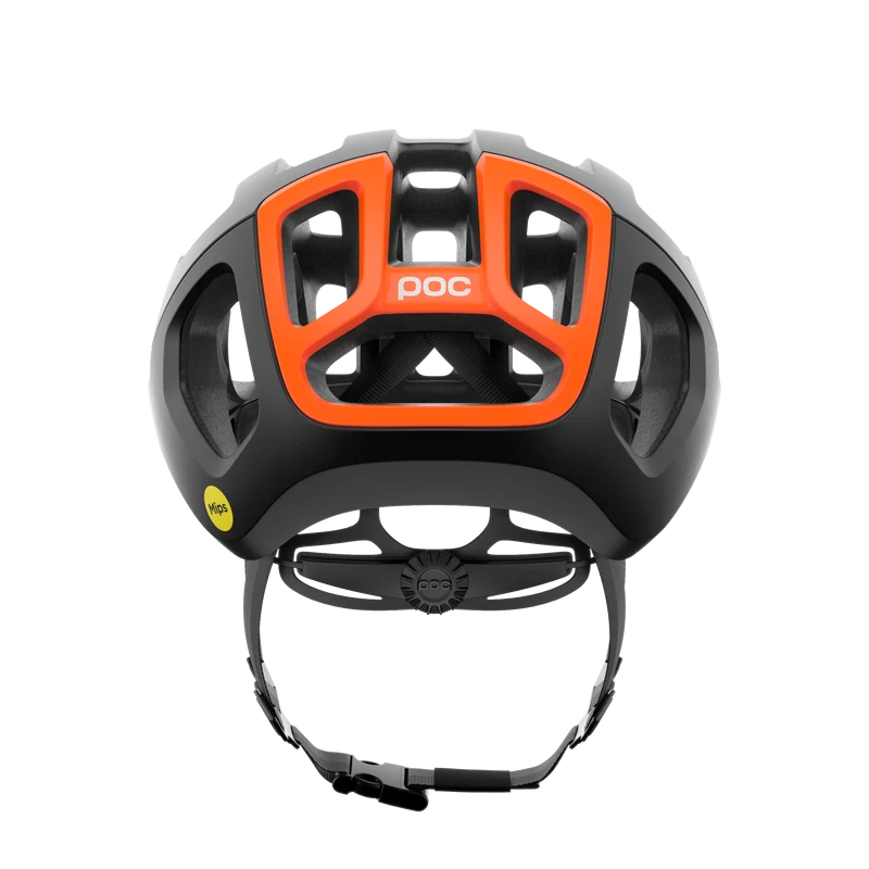 Casque Route POC VENTRAL AIR MIPS Noir/Orange Fluo Matt