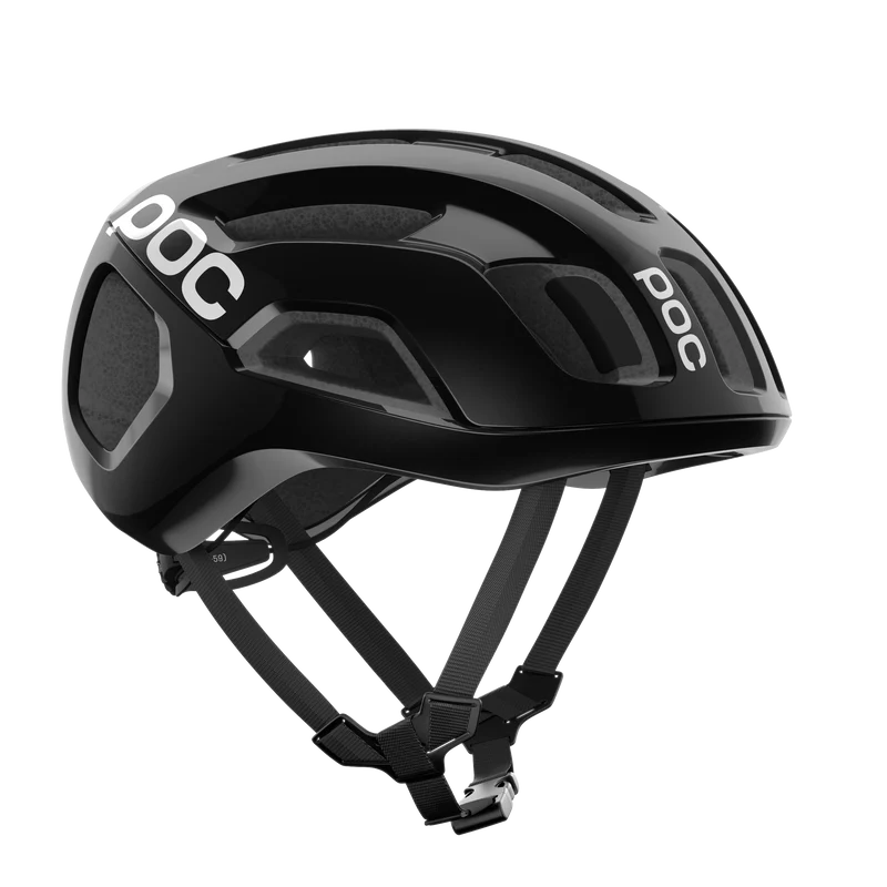 Casque Route POC VENTRAL AIR MIPS Logo Noir/Blanc Matt