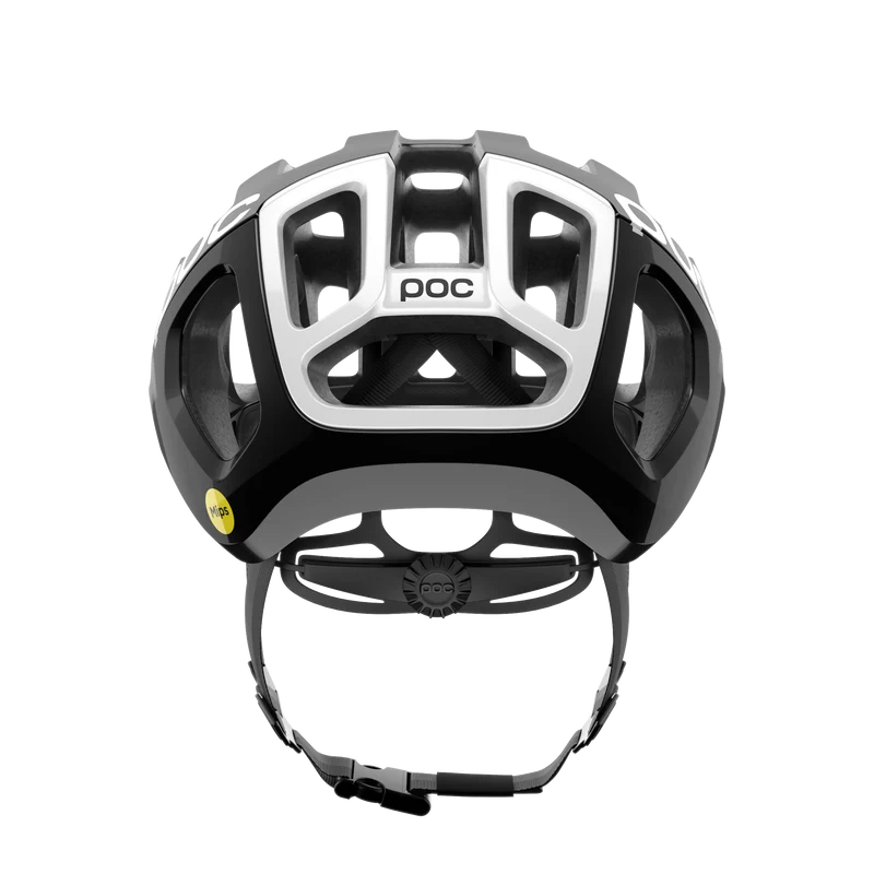 Casque Route POC VENTRAL AIR MIPS Logo Noir/Blanc Matt