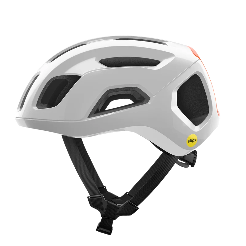 Casque Route POC VENTRAL AIR MIPS Blanc/Orange Fluo