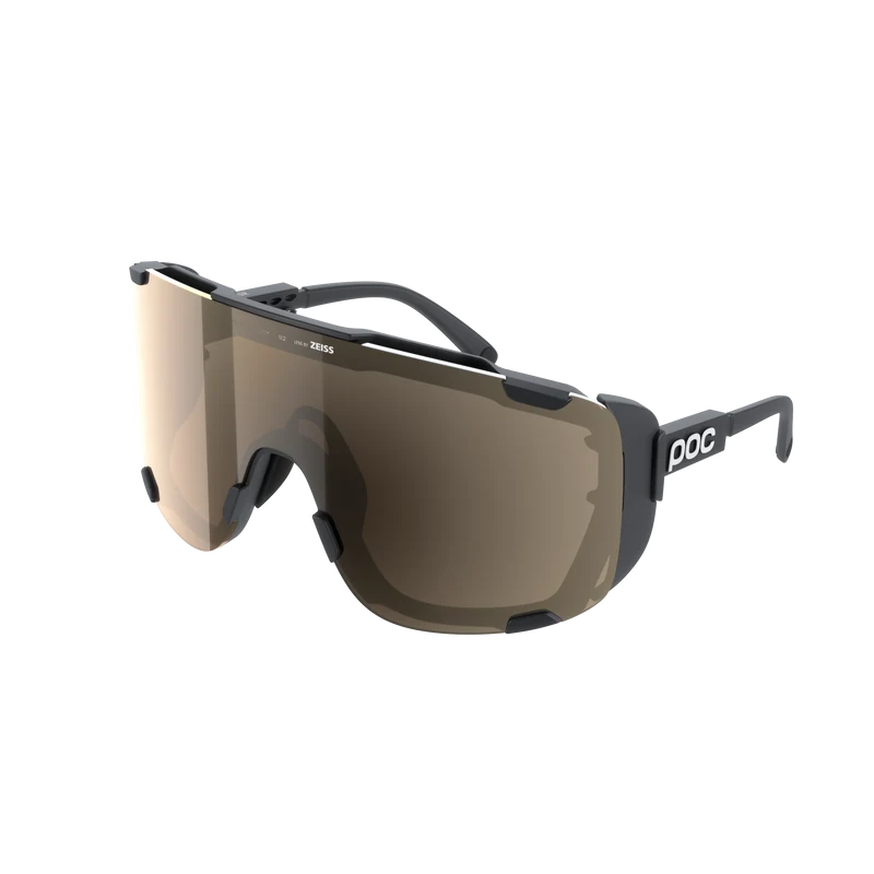 Lunettes POC DEVOUR ULTRA + Noir Verre Clarity Trail Partly Sunny Silver