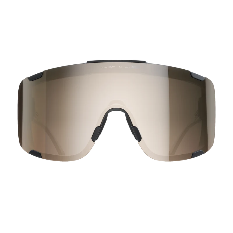 Lunettes POC DEVOUR ULTRA + Noir Verre Clarity Trail Partly Sunny Silver