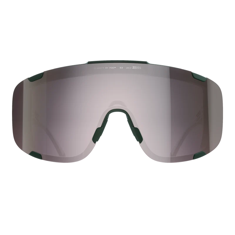 Lunettes POC DEVOUR + Kaki Verre Clarity Road Sunny Silver