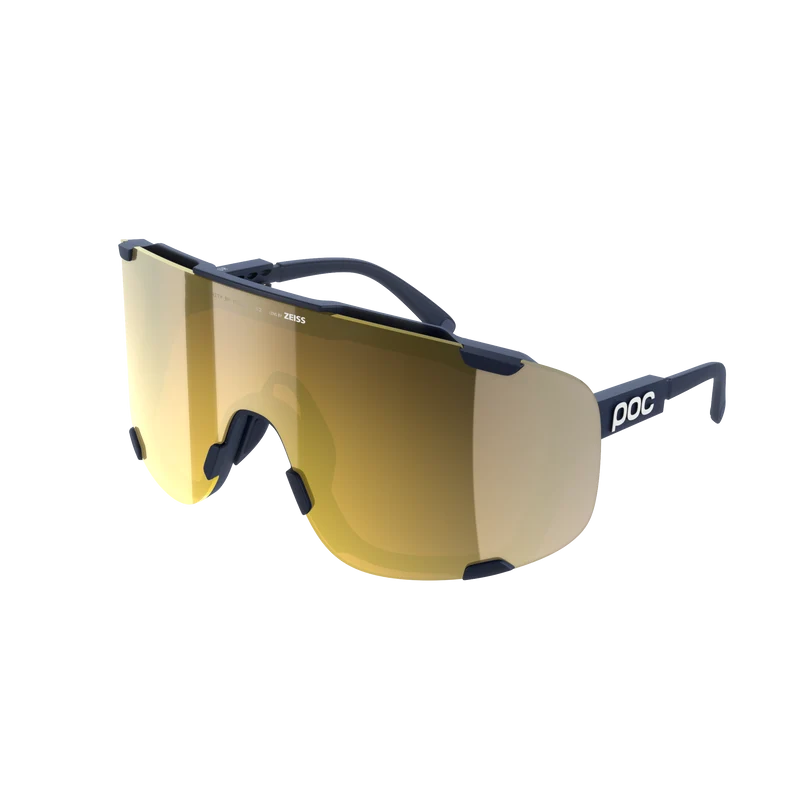 Lunettes POC DEVOUR + Marine Verre Clarity Road Partly Sunny Gold