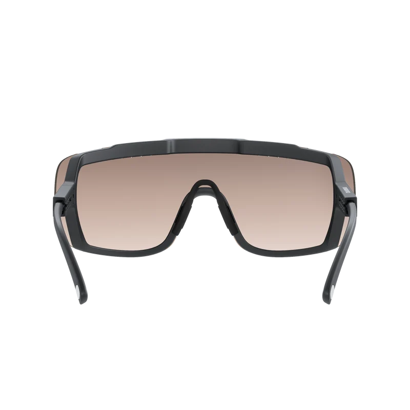 Lunettes POC DEVOUR MID Noir Verre Clarity Trail Partly Sunny Silver