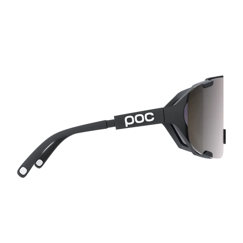 Lunettes POC DEVOUR MID + Noir Verre Clarity Road Sunny Silver