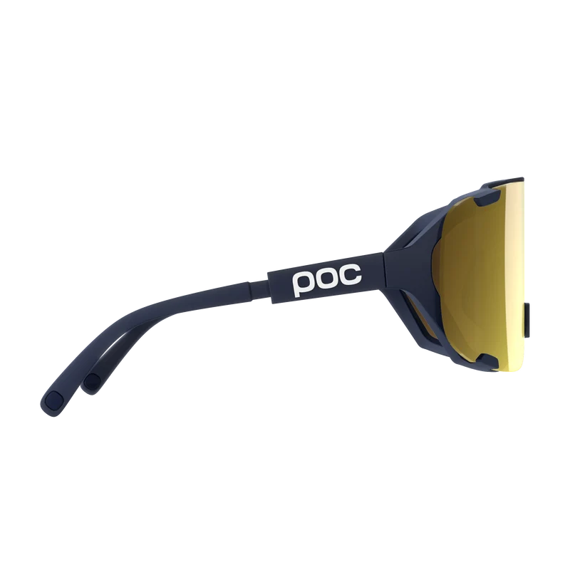 Lunettes POC DEVOUR MID Marine Verre Clarity Road Partly Sunny Gold