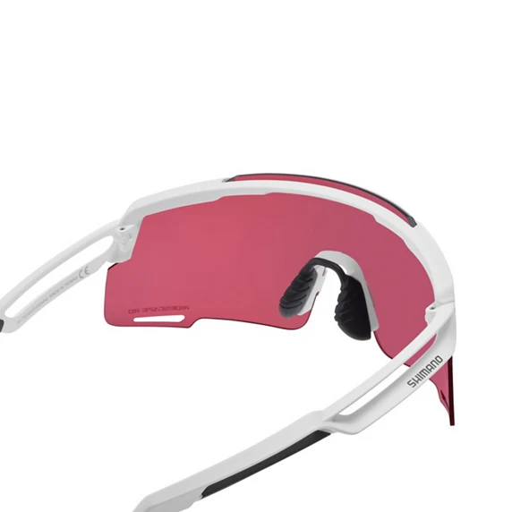 Lunettes SHIMANO EQUINOX 4 CE-EQNX5 Blanc Matt Verre Ridescape Road