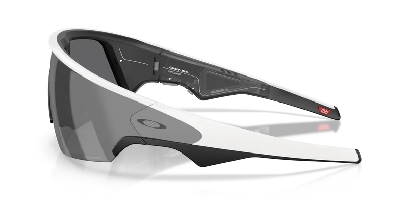 Lunettes OAKLEY VANGUARD META Noir/Blanc Verre Prizm Black