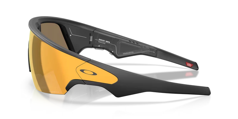 Lunettes OAKLEY VANGUARD META Noir Verre Prizm 24K