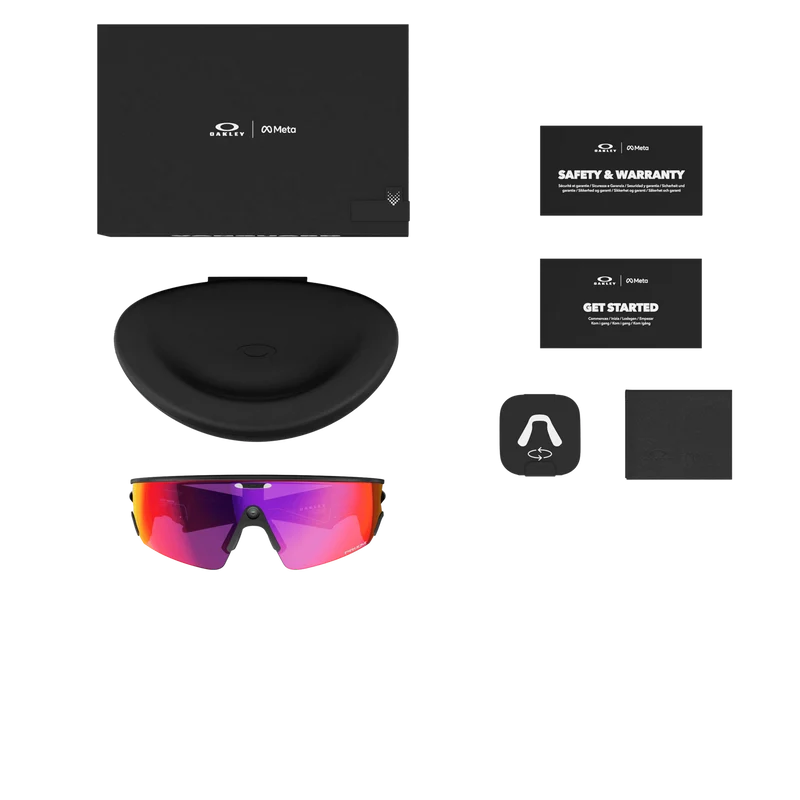Lunettes OAKLEY VANGUARD META Noir Verre Prizm Road