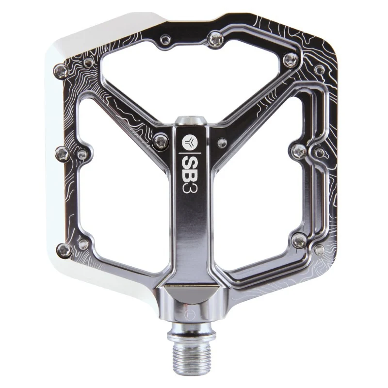 Pédales Plates SB3 SPECTRUM Argent