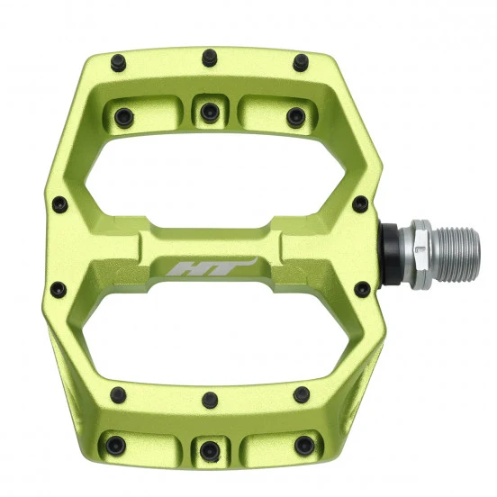 Pédales Plates HT COMPONENTS SPIDER AF03 Vert