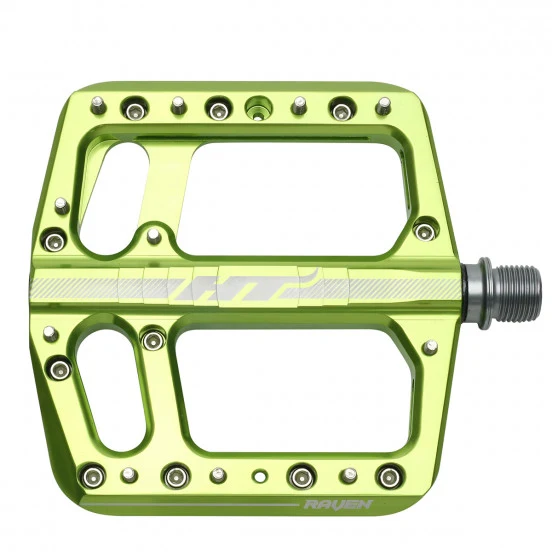 Pédales Plates HT COMPONENTS RAVEN ANS 12 Vert