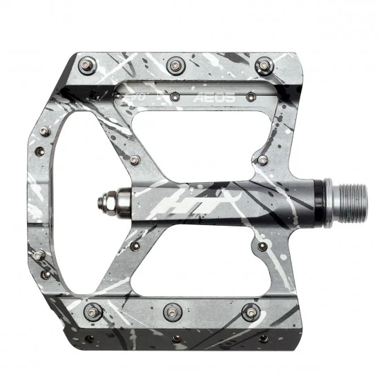 Pédales Plates HT COMPONENTS EVO+ AE05 Gris Camo