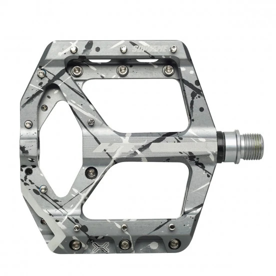 Pédales Plates HT COMPONENTS ANS10 SUPREME Gris Camo