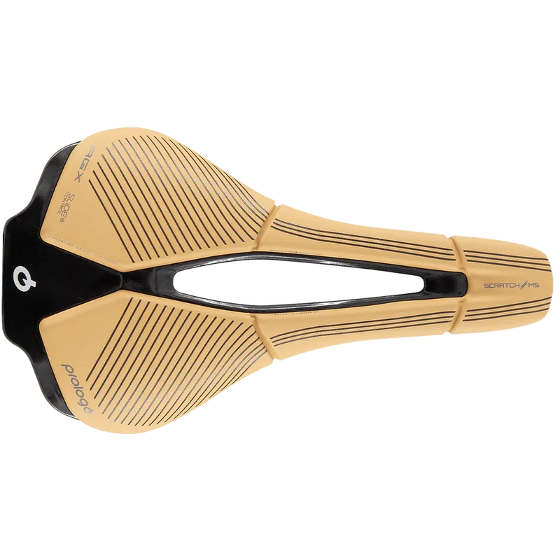 Selle PROLOGO SCRATCH M5 PAS AGX SLIDE CONTROL Rails Nack Beige