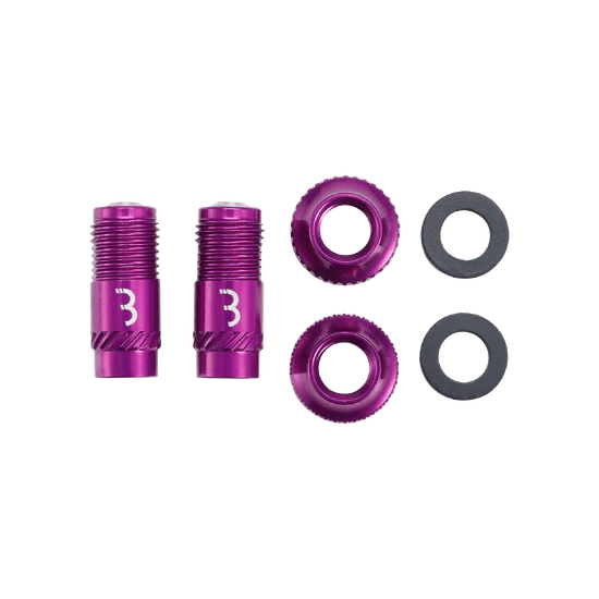 Embouts de Valves BBB CORE CAP Violet (x2)