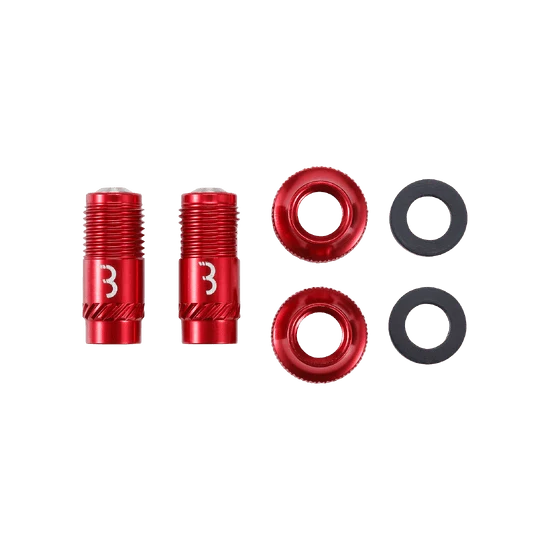 Embouts de Valves BBB CORE CAP Rouge (x2)