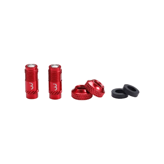 Embouts de Valves BBB CORE CAP Rouge (x2)