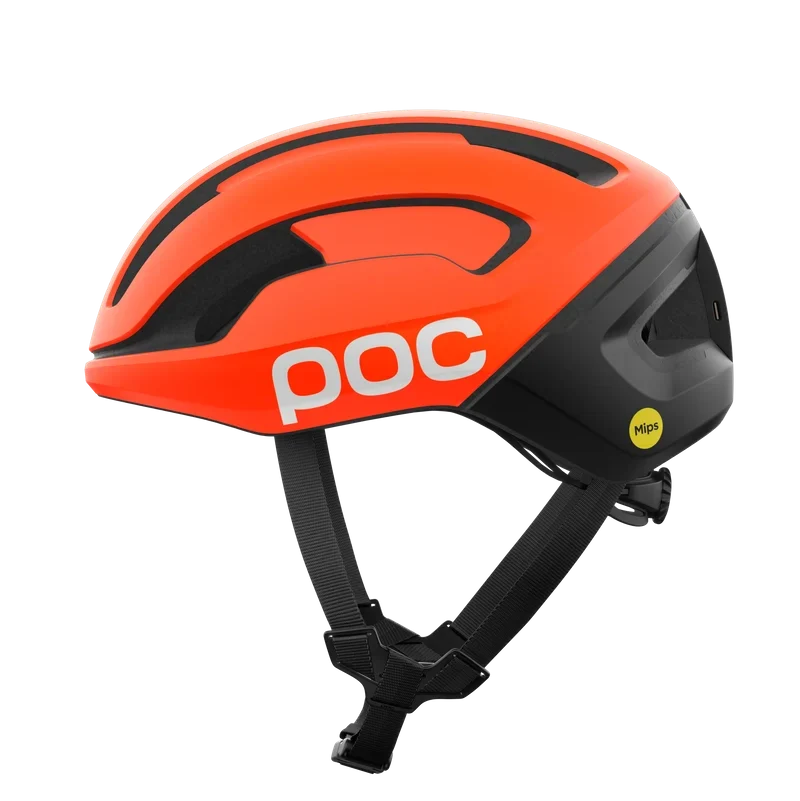 Casque Route POC OMNE BEACON MIPS Orange/Noir Matt