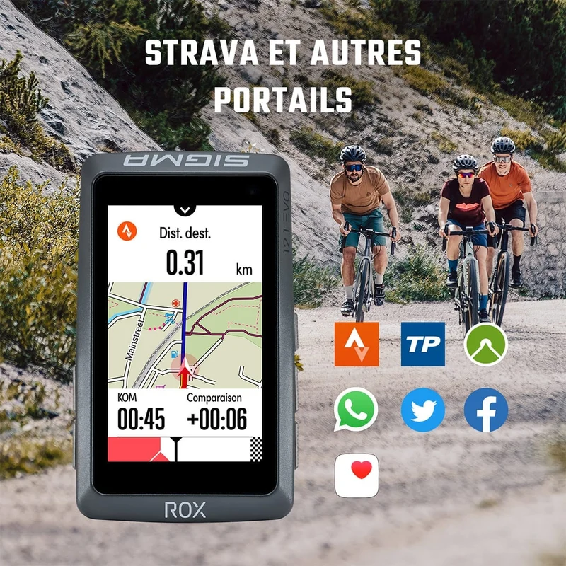 GPS SIGMA ROX 12.1 EVO Basic Noir