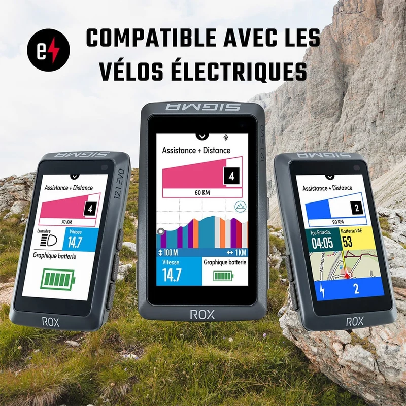 GPS SIGMA ROX 12.1 EVO Basic Noir