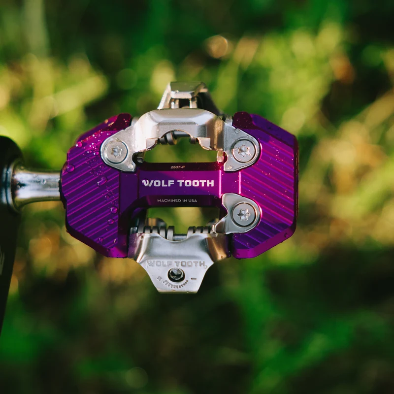 Pédales WOLF TOOTH CTRL TRAIL Clipless Violet