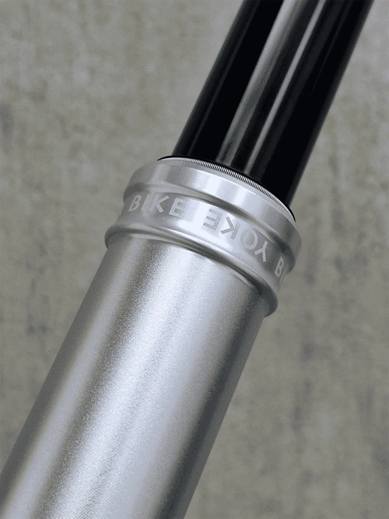 Tige de Selle Télescopique BIKEYOKE REVIVE 3.0 - Édition Limitée Argent