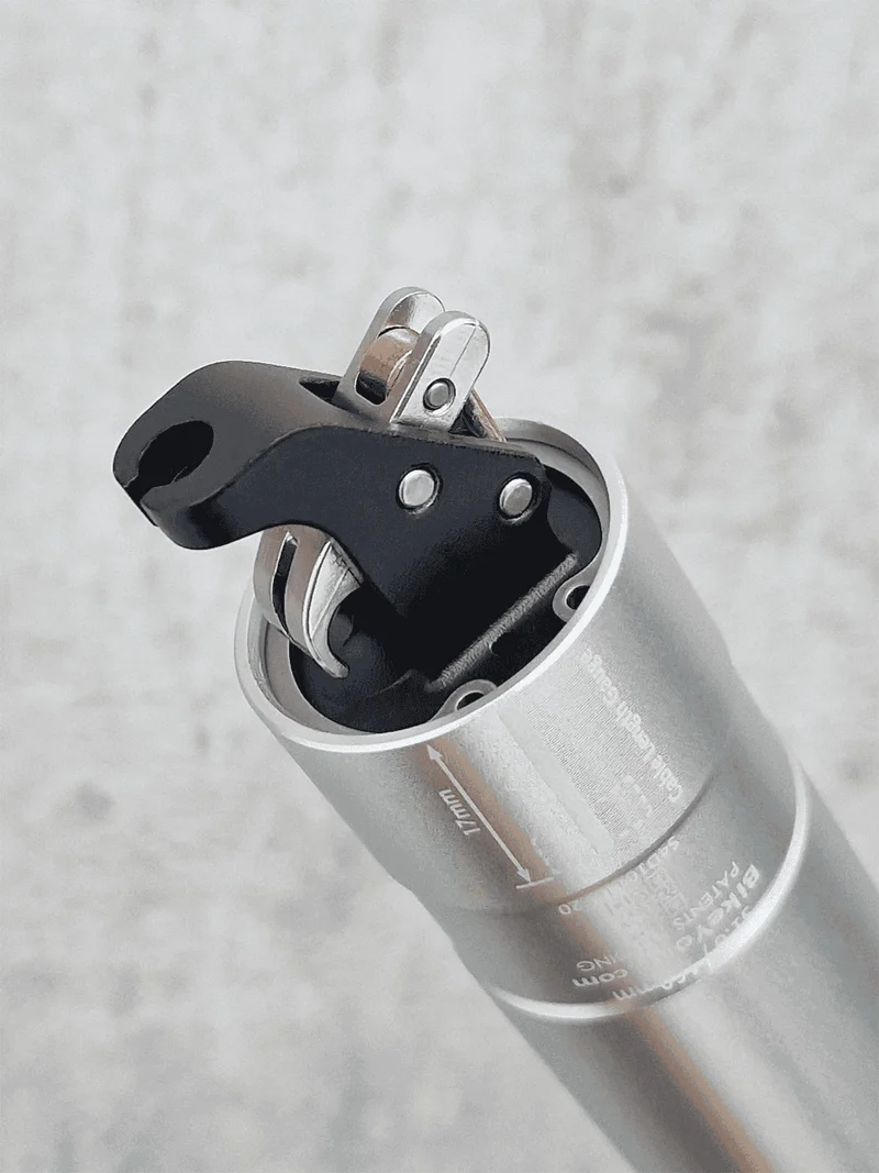 Tige de Selle Télescopique BIKEYOKE REVIVE 3.0 - Édition Limitée Argent