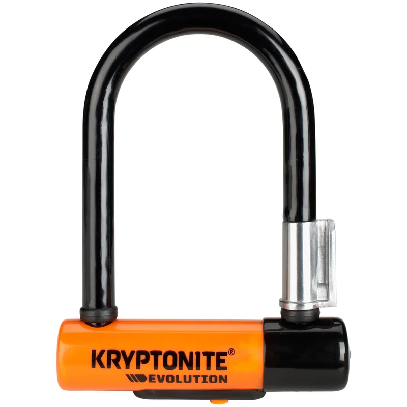 Kryptonite Evolution Mini-5 Lock With Flexframe U Bracket Sold Secure Gold