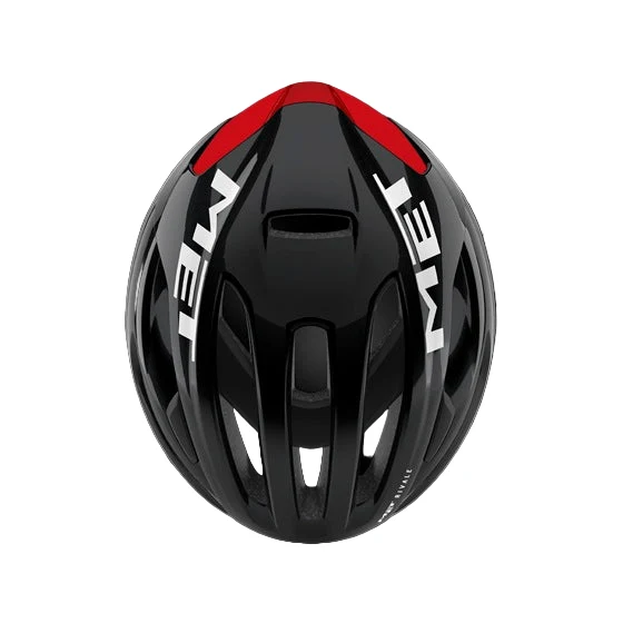 Casque Route MET RIVALE MIPS Noir/Rouge