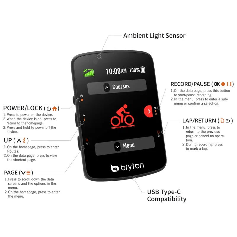 GPS BRYTON RIDER 550 E