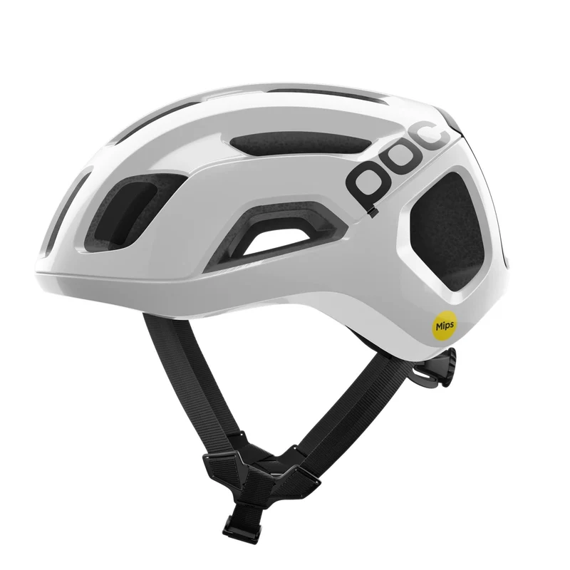 Casque Route POC VENTRAL AIR MIPS Logo Blanc/Noir Matt