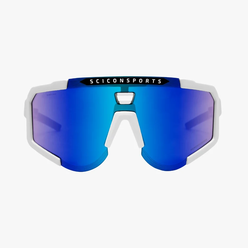 Lunettes SCICON AEROSCOPE Blanc Multimirror Bleu