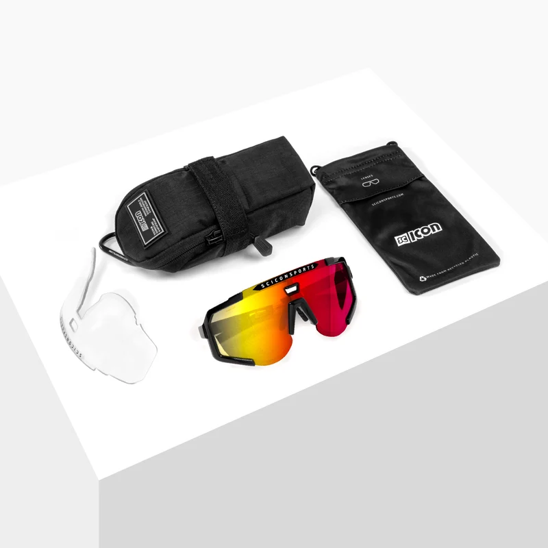 Lunettes SCICON AEROSCOPE Noir Multimirror Bleu