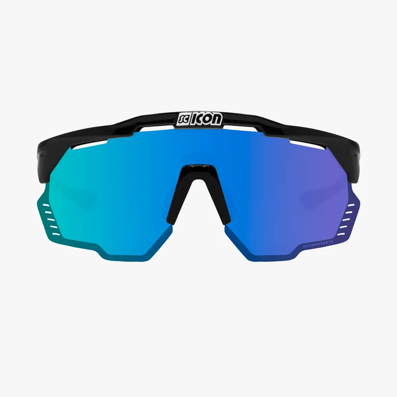 Lunettes SCICON AEROSHADE KUNKEN Noir Multimirror Bleu