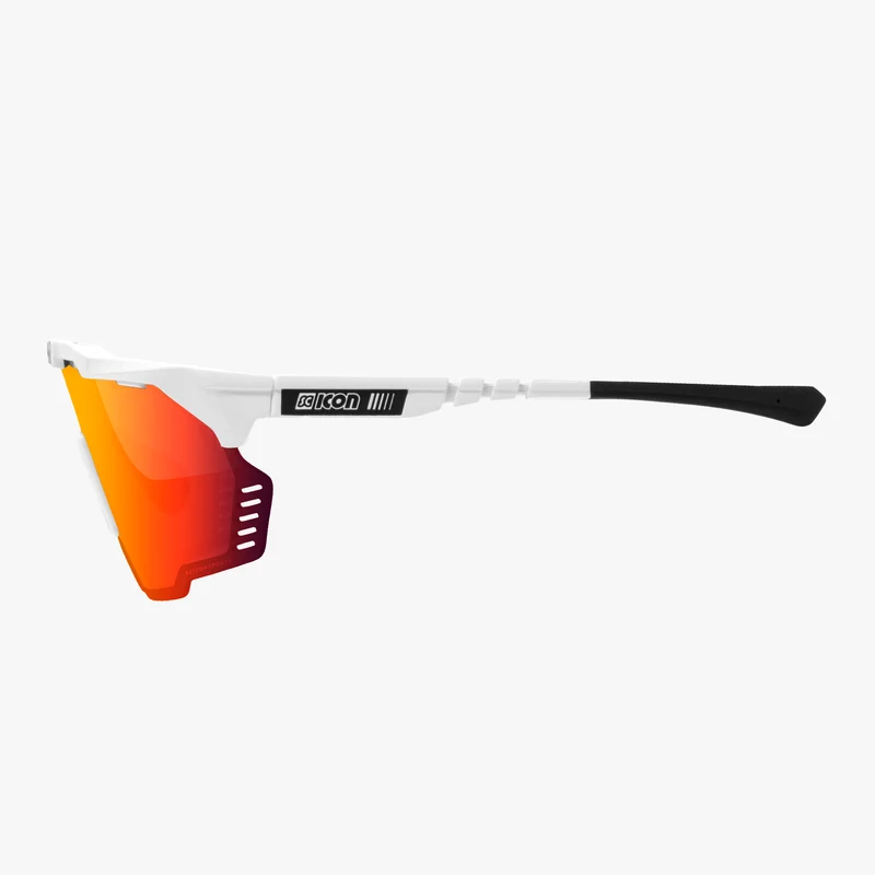 Lunettes SCICON AEROSHADE KUNKEN Blanc Multimirror Rouge