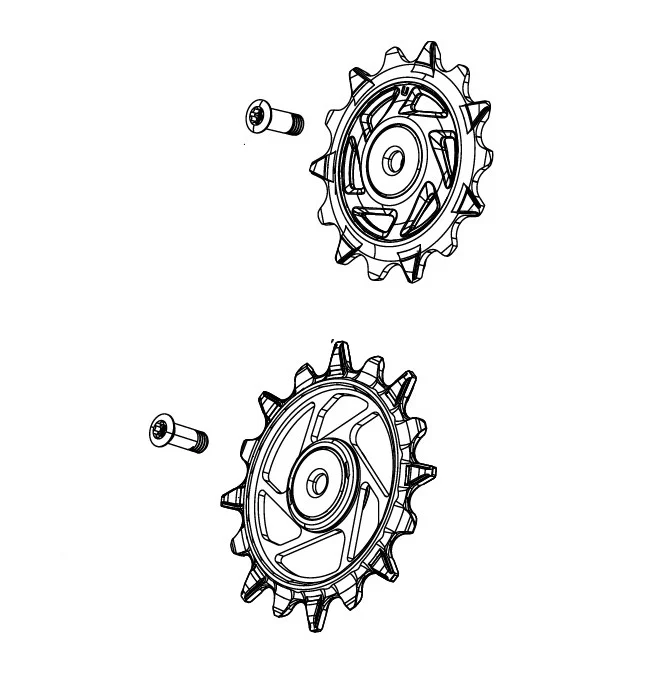 Galets de Dérailleur Arrière 12V SRAM XX T-TYPE EAGLE AXS / FORCE XPLR E1