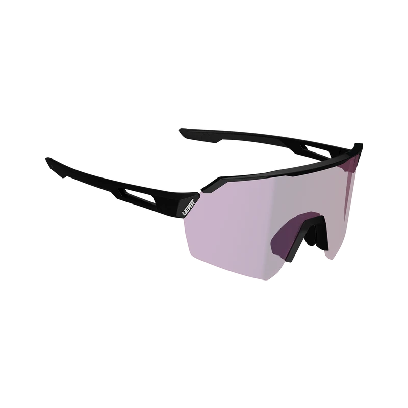 Lunettes LEATT RIDEVIZ LITE LARGE Satin Noir Verre Iriz Crystal Violet