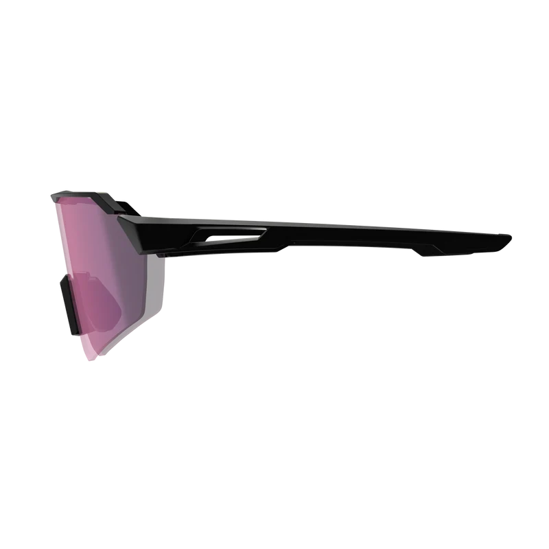 Lunettes LEATT RIDEVIZ LITE LARGE Satin Noir Verre Iriz Crystal Violet