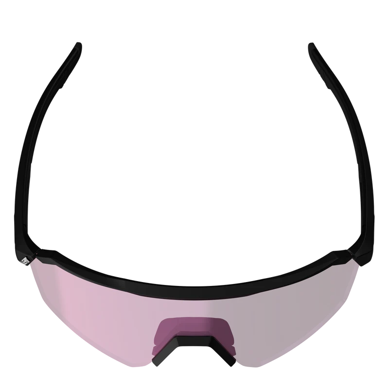 Lunettes LEATT RIDEVIZ LITE LARGE Satin Noir Verre Iriz Crystal Violet