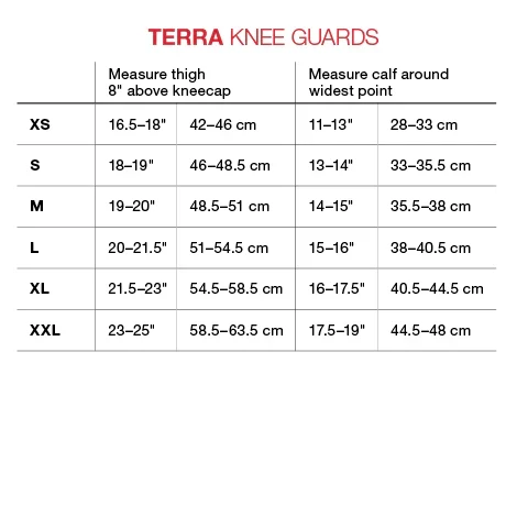 Genouillères G-FORM TERRA Noir