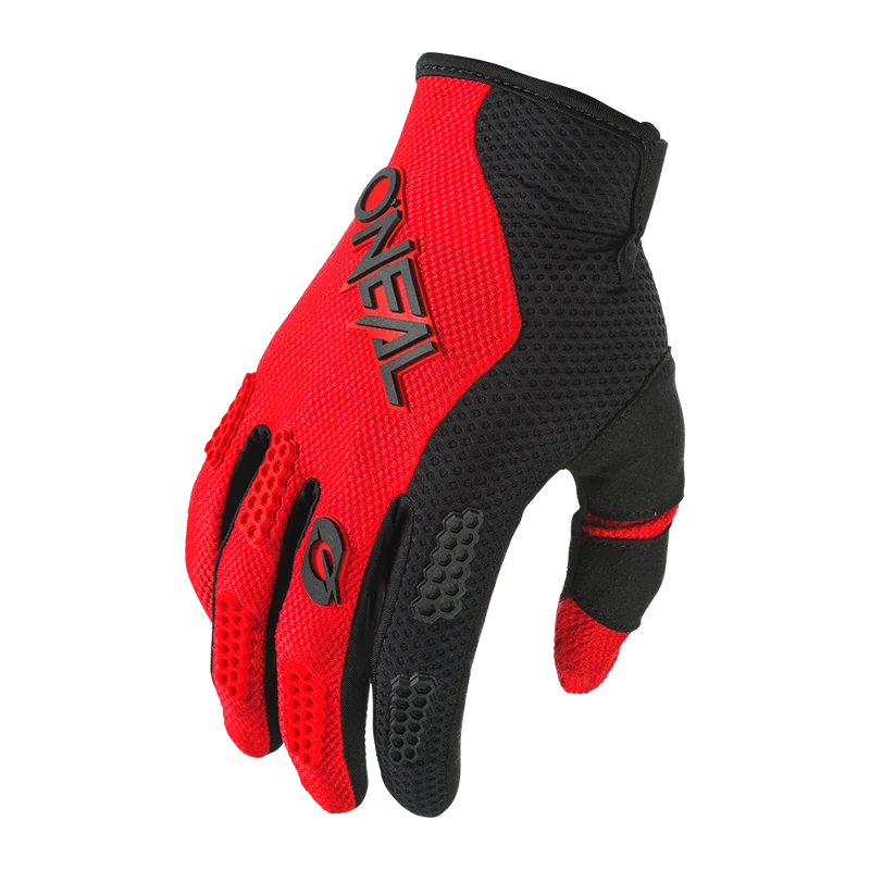 Gants O'NEAL ELEMENT RACEWEAR Noir/Rouge