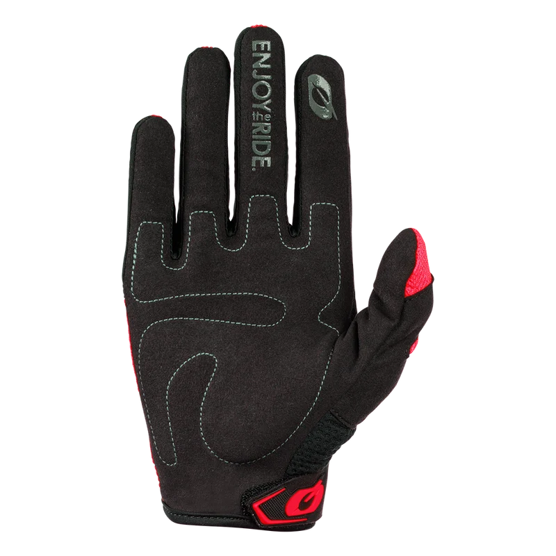 Gants O'NEAL ELEMENT RACEWEAR Noir/Rouge
