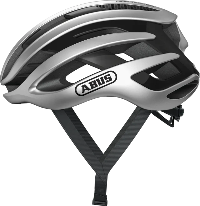 Casque Route ABUS AIRBREAKER Argent