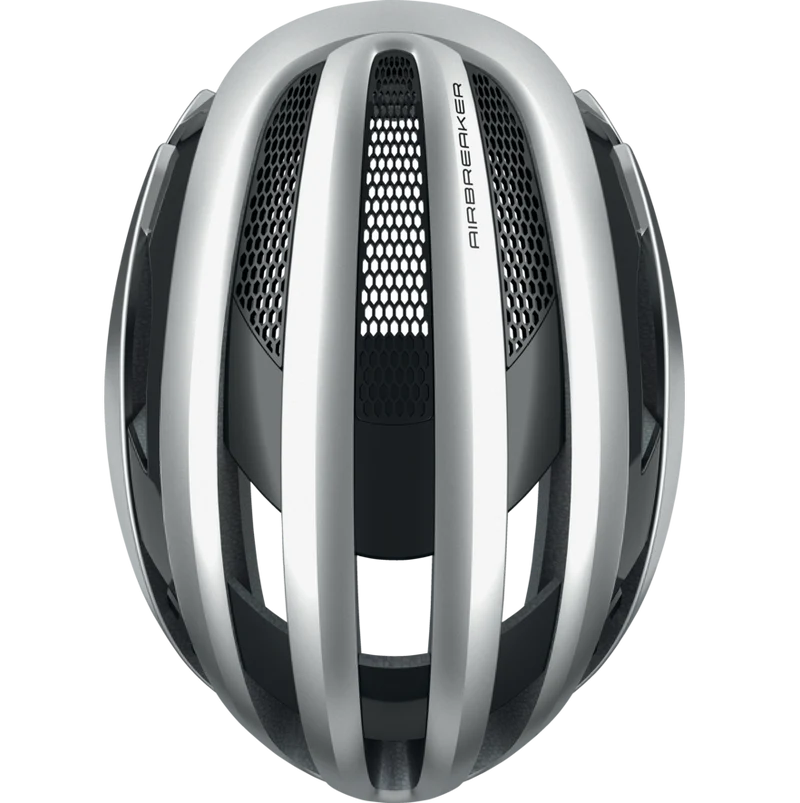 Casque Route ABUS AIRBREAKER Argent