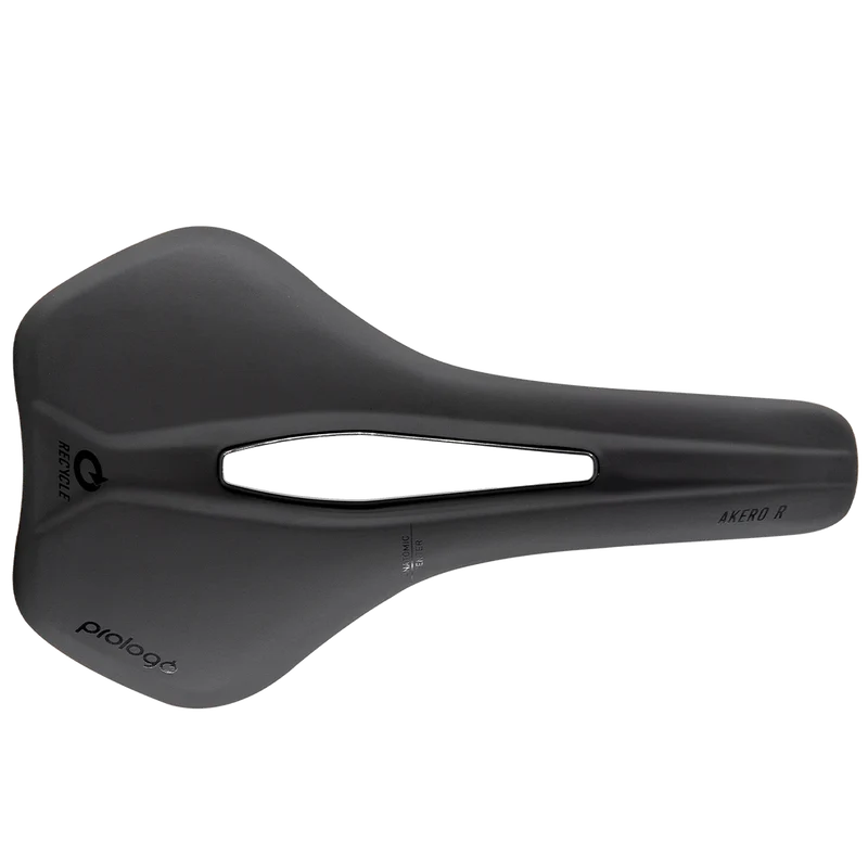 Selle PROLOGO AKERO R RECYCLED PAS Rails Acier 150mm