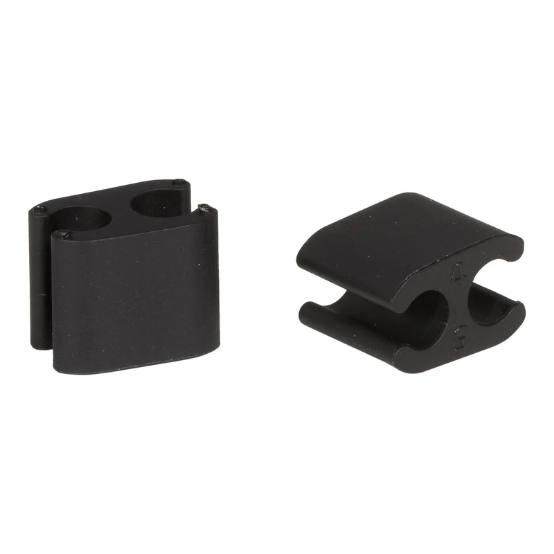 Kit de 10 Guides Clips Duo ELVEDES Diam 5mm/5mm Plastique